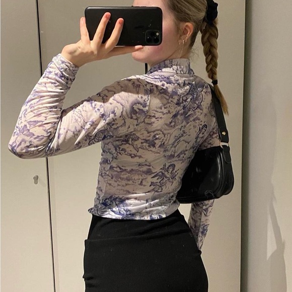 Motel brand sheer longsleeve / button up - Picture 2 of 6